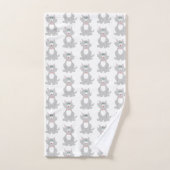 Grey Cat Design バスタオルセット (ハンドタオル)