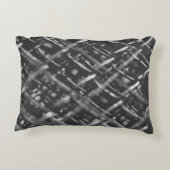 Grey chain link fence アクセントクッション (裏面)