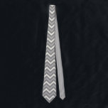Grey Chevron ネクタイ<br><div class="desc">Nothing beats the elegance of "shades of grey"..</div>