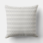 Grey Circles Pillow クッション (裏面)
