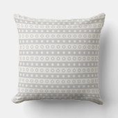 Grey Circles Pillow クッション (正面)