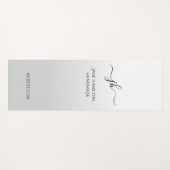 Grey Custom Logo Promotional Business ヨガマット (正面(横))