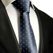 Grey Custom Name Monogram Quote ネクタイ