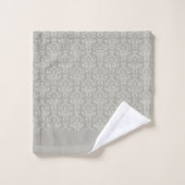 Grey Damask  バスタオルセット (ウォッシュタオル)