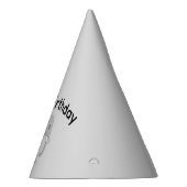 Grey Elephant Party Hat – Personalized パーティーハット (右)