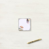 Grey Fairy Memo Pad – Mystical Note-Taking ポストイット (デスク上)