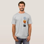 Grey Fast and Surgful Emoji Words T-Shirt Tシャツ (正面フル)