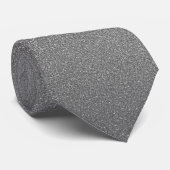 Grey Gray Black White Glitter Modern Gift Favor ネクタイ (ロール)