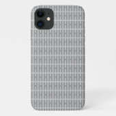 GREY GRID iPhone 11ケース Case-Mate iPhoneケース (裏面)