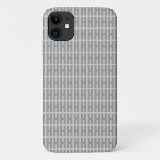 GREY GRID iPhone 11ケース Case-Mate iPhoneケース (裏面)