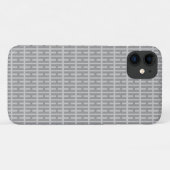 GREY GRID iPhone 11ケース Case-Mate iPhoneケース (裏面(横))