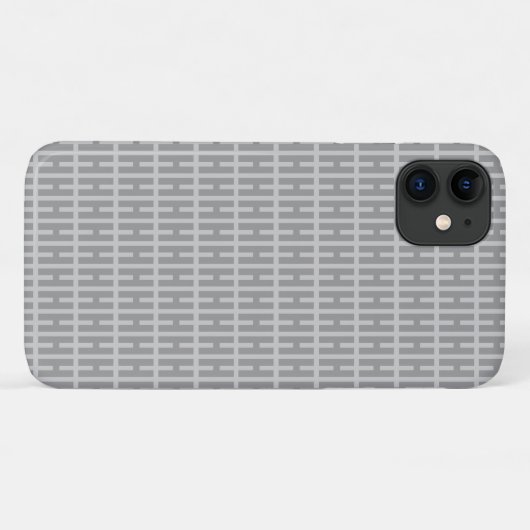 GREY GRID iPhone 11ケース Case-Mate iPhoneケース (裏面(横))