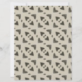 Grey Hearts Geometric Scrapbook Paper (正面)