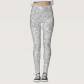 Grey Marble Patterned Leggings  レギンス (正面)