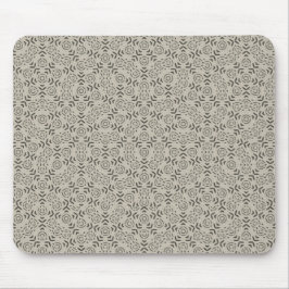 Grey minimalist Penrose geometric design desk mat マウスパッド