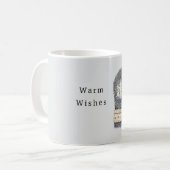 Grey Mittens Warm Wishes コーヒーマグカップ (正面左)