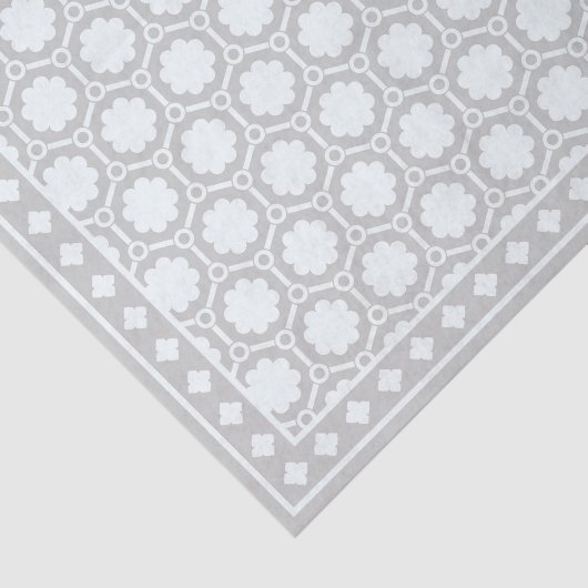 Grey Modern Bone Inlay Decoupage Paper 薄葉紙 (詳細)