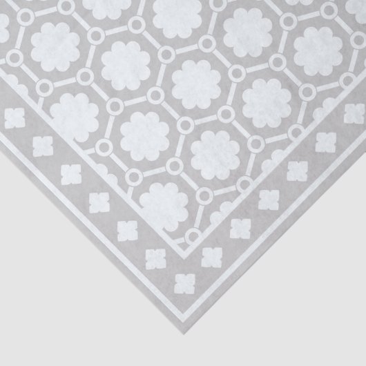 Grey Modern Bone Inlay Decoupage Paper 薄葉紙 (詳細)