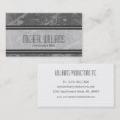 Grey Modern CEO Companyの名刺 名刺 (正面/裏面)