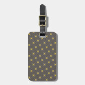 Grey Modern Luggage Tag ラゲッジタグ (正面縦)