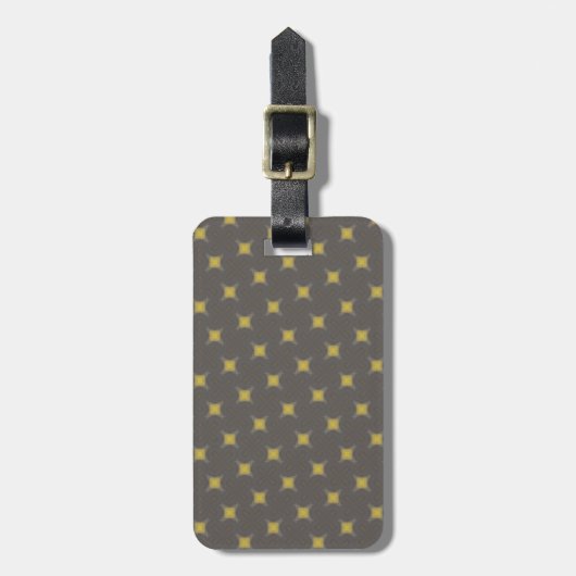 Grey Modern Luggage Tag ラゲッジタグ (正面縦)