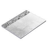 Grey Notebook with Black Accent– Elegant Journal ノートブック (左側)