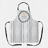 Grey Occasion Bakery Cake Maker Professional エプロン (正面)