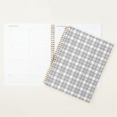 Grey plaid Pattern Planner プランナー手帳 (ディスプレー)