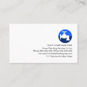 Grey PLUMBING Pipe Frame 名刺 (裏面)