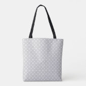 Grey Polka Dot Pattern Tote トートバッグ (裏面)