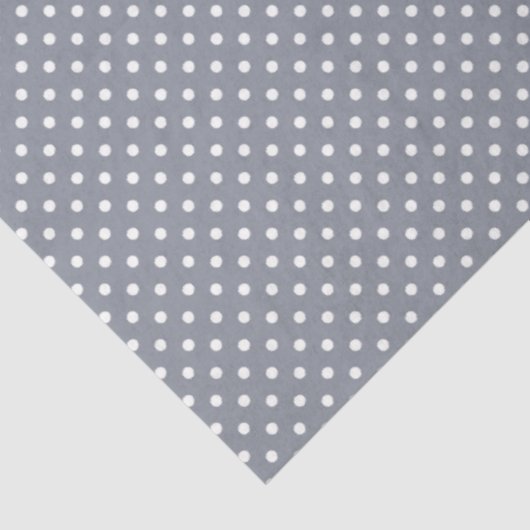 Grey Polka Dot Tissue Paper 薄葉紙 (詳細)