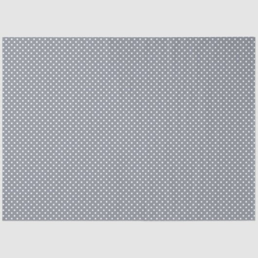 Grey Polka Dot Tissue Paper 薄葉紙 (正面)