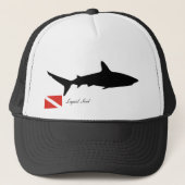 Grey Reef Shark - Hat キャップ (正面)