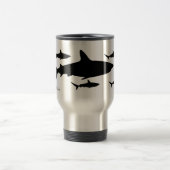 Grey Reef Shark - Travel Mug トラベルマグ (中央)