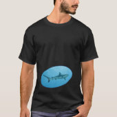 Grey Reefshark, Yap Island - Photographic design | Tシャツ (正面)
