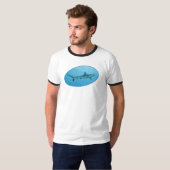 Grey Reefshark, Yap Island - Photographic design | Tシャツ (正面フル)
