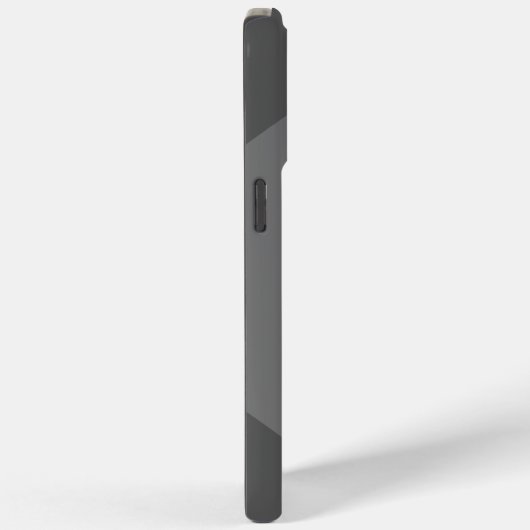 Grey Round Apple iPhone 15 Pro Max Case Case-Mate iPhoneケース (裏面 / 右)