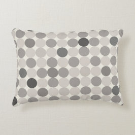 Grey Scandinavian Geometric Accent Pillow アクセントクッション