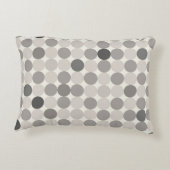 Grey Scandinavian Geometric Accent Pillow アクセントクッション (裏面)