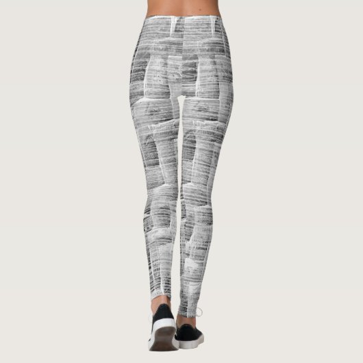 Grey Scratch Patterned Leggings  レギンス (裏面)
