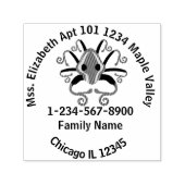 Grey Squidのホームアドレス連絡情報 セルフインキングスタンプ (デザイン)