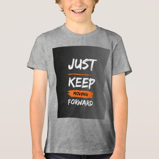 Grey T_shirt トライブレンドＴシャツ (正面)