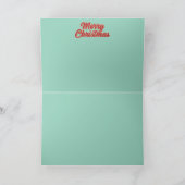 Grey Tabby Christmas Cookies Card カード (内部)