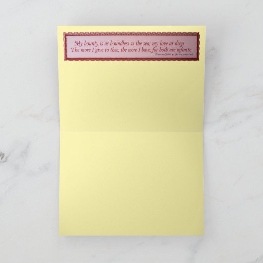 Grey Tabby Valentine Card シーズンカード (内部)