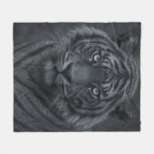 grey tiger blanket フリースブランケット (正面(横))