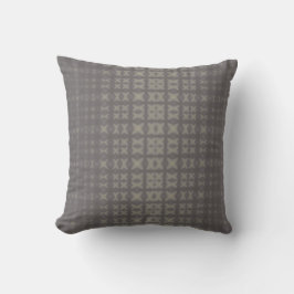 Grey tonal modern throw pillow クッション