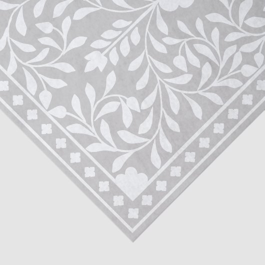 Grey Traditional Bone Inlay Decoupage Paper 薄葉紙 (詳細)