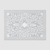 Grey Traditional Bone Inlay Decoupage Paper 薄葉紙 (正面)