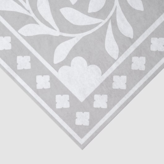 Grey Traditional Bone Inlay Decoupage Paper 薄葉紙 (詳細)