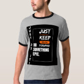 Grey Vibe Tシャツ (正面)